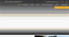 Desktop Screenshot of fieramilanoapartments.com
